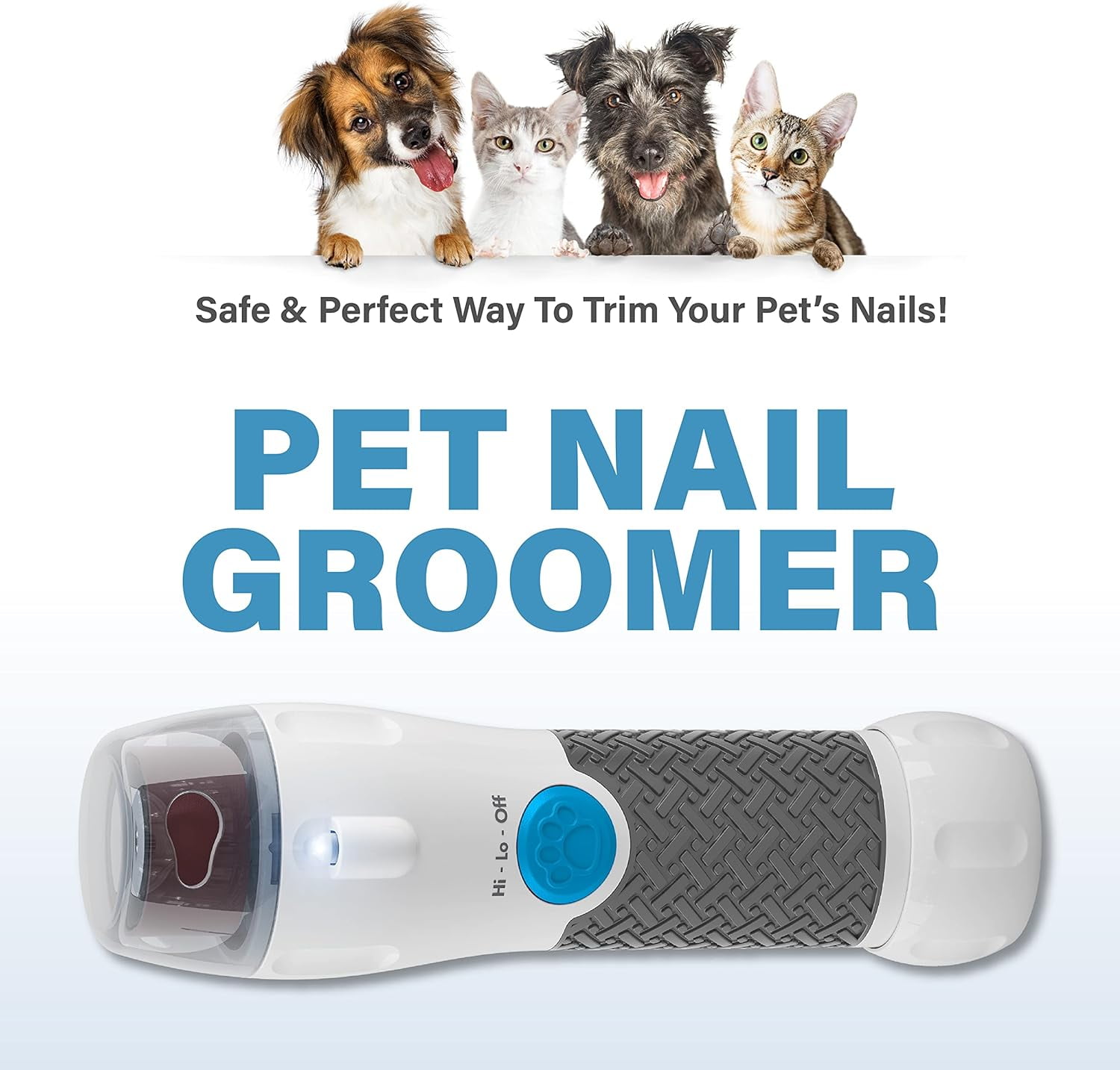 Pet Nail Clippers with LED Lights, Dog Clippers with Nail File, Non-Slip  Handle Design for Indoor Pet Grooming - Walmart.com